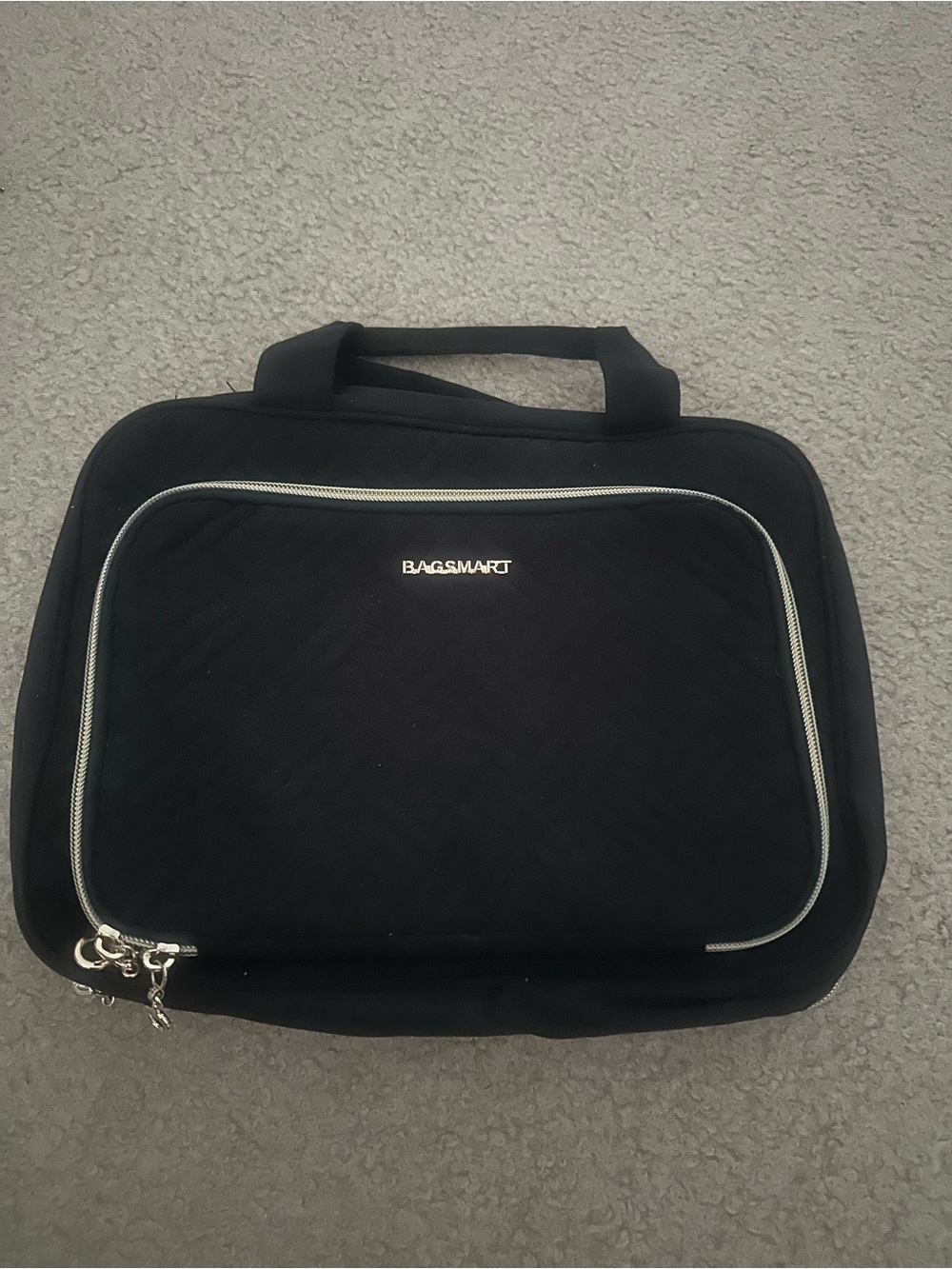 BAGSMART Black Laptop Briefcase with Front Organizer Pocket